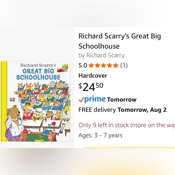 Great Big Schoolhouse Children's Book - Picture 4 of 4